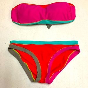 ABS Allen Schwartz Colorful Bikini
